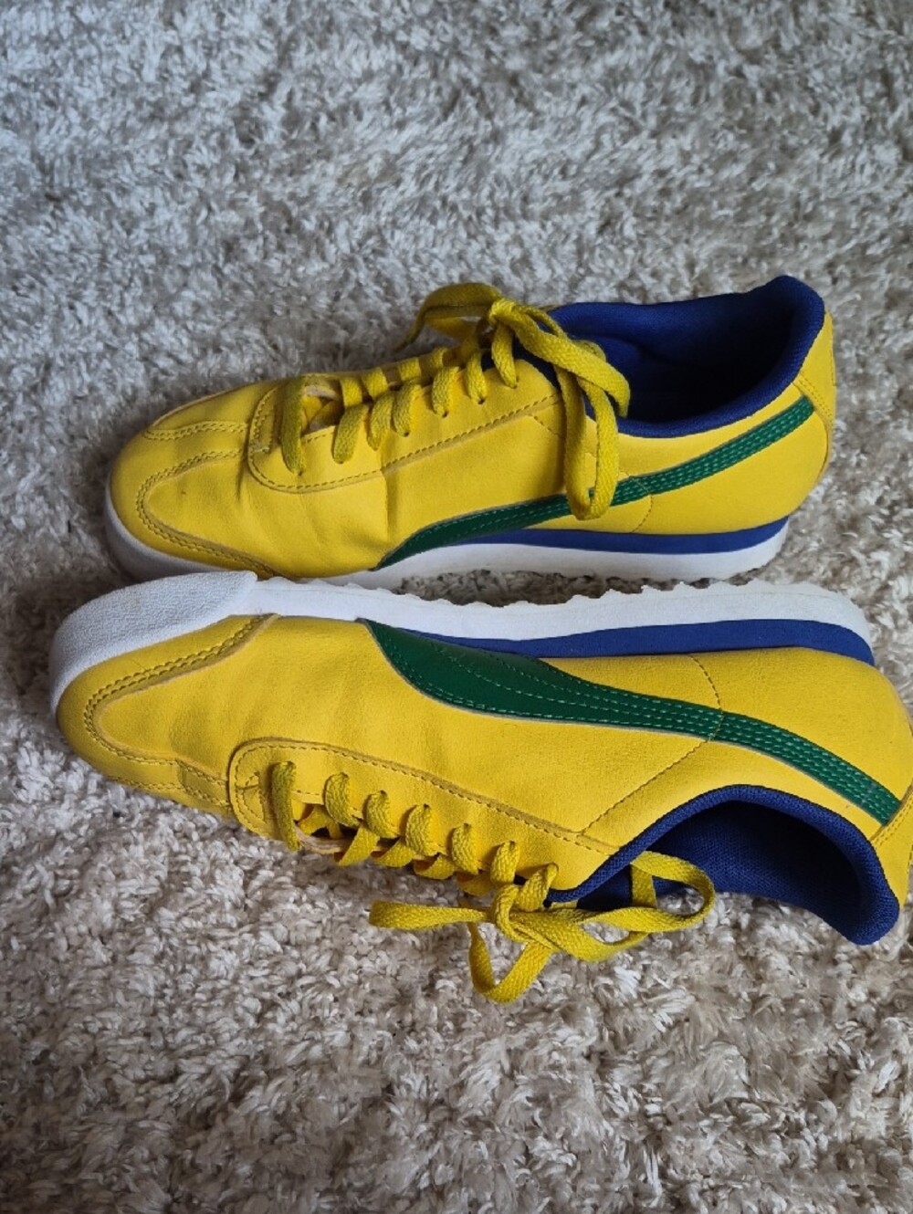 Puma Yellow & Green Men's Sneakers - Picture 4 of 5